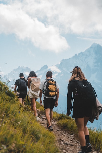 Grupo durante una salida de trekking